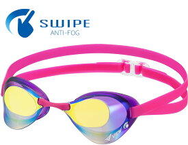 【8月11日2時まで 最大3％OFFクーポン＆P最大10倍】 ビュー VIEW スイミング ブレード スワイプ アンチフォグ Blade SWIPE 競泳用 スイミングゴーグル レーシング くもり止め ミラータイプ UVカット 選べる鼻ベルト プール V121SAM VOY