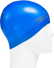 【8月4日20時から 最大3％OFFクーポン＆P最大10倍】 スピード Speedo スイミング シリコーンキャップ メンズ レディース 水泳帽 水泳用品 競泳 プール スイミング 水泳教室 スイミングスクール ロゴ 公式大会使用不可 スイムウェア 無地 SD93C03 BL