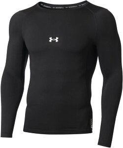 【10月30日 P最大10倍】 アンダーアーマー UNDER ARMOUR 野球・ソフトボール UA コールドギアアーマー コンプレッション ロングスリーブ クルーシャツ メンズ インナー アンダーウェア 吸汗速乾