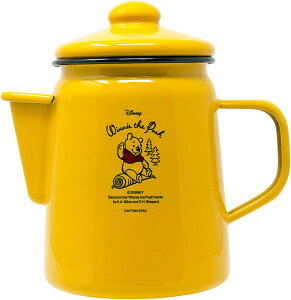 【10月24日20時から 最大4%OFFクーポン&P最大10倍】 キャプテンスタッグ CAPTAIN STAG アウトドア 食器類 ディズニー ホーローケットル くまのプーさん MA-1425 ケトル 食器 ホーローケトル 調理 料