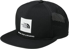 【全品3％OFFクーポン！スーパーセール開始28時間限定！】 THE　NORTH　FACE ノースフェイス アウトドア テックロゴ Tech Logo Cap メンズ レディース 帽子 キャップ ロゴ入り キャンプ レジャー メッシュ フラットバイザー 速乾性 通気性 軽量 NN02379 K