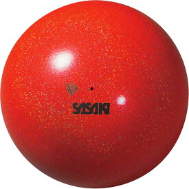【7月26日2時まで 最大3％OFFクーポン＆P最大10倍】 ササキ SASAKI 新体操 ミーティアボール M-207BRM-F 径18.5cm F.I.G.認定品 手具 光沢 ゴージャス 部活 練習 トレーニング 大会 試合 発表会 新入部員 演技 M207BRMF FRR