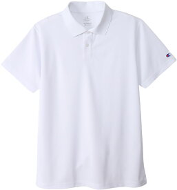 【6月18日 最大3％OFFクーポン＆P最大10倍】 チャンピオン Champion ポロシャツ メンズ POLO SHIRT 半袖 トップス 無地 吸汗速乾 抗菌防臭 シンプル バスケ ゴルフ チーム 部活 練習 トレーニング 通勤 通学 男性 C3XS396 010