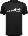 マムート MAMMUT アウトドア QD ロゴ プリント Tシャツ アジアンフィット メンズ 男性 半袖 トップス 速乾 軽量 柔軟 …