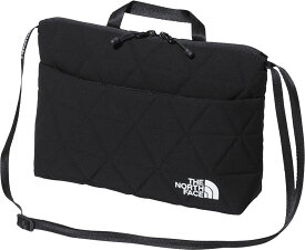 【マラソン期間中 最大4％OFFクーポン＆P最大10倍】 THE　NORTH　FACE ノースフェイス アウトドア ジオフェイス ポーチ Geoface Pouch 小物ポーチ クッション性 ショルダーストラップ メッシュポケット トップハンドル PC周辺機器収納 NM32356 K