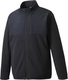 【7月13日10時から P最大10倍】 デサント DESCENTE フリースジャケット メンズ アウター フルジップ 長袖 防寒 保温 起毛 ベースボール 部活 練習 トレーニング DBX2462 BLK