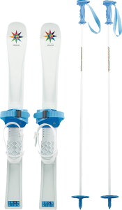 【10月30日 P最大10倍】 キャプテンスタッグ CAPTAIN STAG スキー ジュニアプラスキー 60cm ブルー type2 UX1260