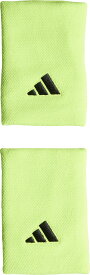 【5月20日限定 P最大10倍】 adidas アディダス テニス リストバンド L メンズ レディース 汗拭き 吸湿性 伸縮性 吸収力 筋トレ トレーニング ジム 腕 手首 ワンポイントロゴ 練習 試合 部活 汗止め EVJ49