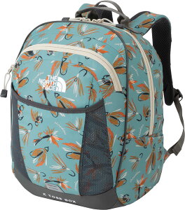 ザ・ノース・フェイス THE NORTH FACE アウトドア トスボックス キッズ リュック かばん バックパック キャンプ 旅行 林間学校 合宿 1泊 子ども 22L タブレット収納 多収納 自立 折りたためる NMJ723