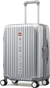 y12320 Si5OFFN[|Pő10{z XCX~^[ SWISS MILITARY CYGNUS X[cP[X 55cm Vo[ SMA820SILV