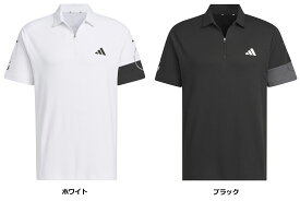 【マラソン期間中 最大4％OFFクーポン＆P最大10倍】 adidas アディダス ゴルフ マルチグラフィック ドライポロ メンズ トップス ウェア ゴルフウェア ポロシャツ 半袖 半袖ポロシャツ 通気性 春 夏 部活 クラブ スポーツウェア IKK70