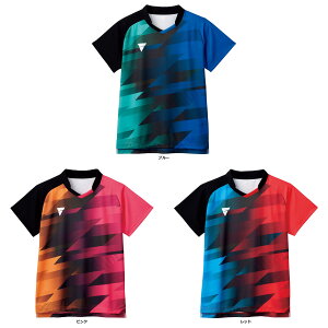 【10月30日 P最大10倍】 ヴィクタス VICTAS 卓球 V-GS400 メンズ レディース トップス ゲームシャツ 卓球用シャツ 卓球用品 練習 試合 ゲームウェア ユニフォーム 半袖 卓球ウェア JTTA公認 512401