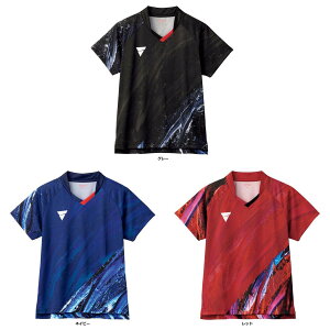 【10月30日 P最大10倍】 ヴィクタス VICTAS 卓球 V-NLGS408 ゲームシャツ トップス 吸汗速乾 部活 トレーニング 練習 試合 大会 メンズ レディース 512404