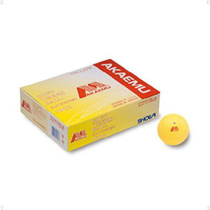 【10月30日 P最大10倍】 ルーセント LUCENT テニス ソフトテニスボール アカエムイエローS 試合球 1ダース 12球 箱販売 軟式テニス 軟式球 中学 高校 部活 練習 ボール 軟式テニス用品 ソフトテニ