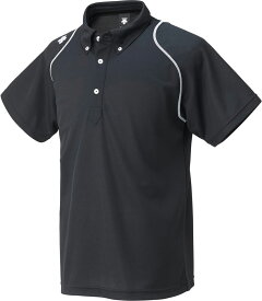 デサント DESCENTE ボタンダウンポロシャツ DTM－4600B 半袖 トップス シャツ ポロシャツ Tシャツ 吸汗速乾 エクササイズ トレーニング UPF機能 メンズ レディース DTM4600B BLK
