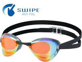 【8月11日2時まで 最大3％OFFクーポン＆P最大10倍】 ビュー VIEW スイミング ブレード スワイプ アンチフォグ Blade SWIPE 競泳用 スイミングゴーグル レーシング くもり止め ミラータイプ UVカット 選べる鼻ベルト プール V121SAM SKSHD