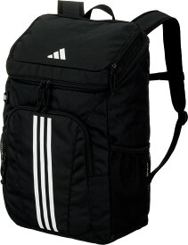 【8月18日 最大4％OFFクーポン＆P最大10倍】 アディダス adidas サッカー ボール用デイパック ブラック 黒 バックパック リュックサック 27L ボール収納 シューズ収納 移動 部活 クラブ活動 サークル かばん ボールバッグ ADP50BK