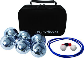 【4月18日まで 最大4％OFFクーポン＆P最大10倍】 サンラッキー Sunlucky シルバー普及用6 ペタンク ビュット サークル ニュースポーツ レクリエーション ゲーム エンタメ リハビリ 介護 学校 体育 授業 初心者 高齢者 老若男女 SRP400