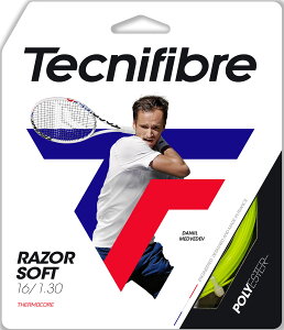 y11272܂ ő4OFFN[|Pő10{z eNjt@Co[ Tecnifibre ejX RAZOR SOFT 1.30 LIME 04GRAS130L