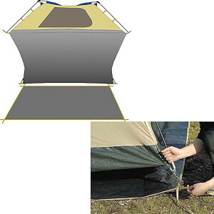 【11月1日 最大4%OFFクーポン&P最大10倍】 ロゴス LOGOS アウトドア ぴったりグランドシート270 グランドシート テントアクセサリ オプション 湿気緩和 冷気緩和 マット キャンプ BBQ バーベキ