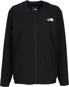 ザ・ノース・フェイス THE NORTH FACE アウトドア フレキシブルラウンドネックジャケット レディース トップス アウター 上着 ウェア ストレッチ シンプル 普段使い ファスナー付きポケット 裾