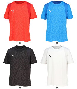 【10月30日 P最大10倍】 プーマ PUMA サッカー チームカップ TEAMCUP ゲームシャツ メンズ 男性 大人 クルーネック 半袖トレーニング ウェア クラブ 部活 ワンポイント プラクティスシャツ 練習 706