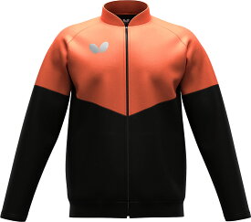 【9月25日まで 最大4％OFFクーポン＆P最大10倍】 バタフライ Butterfly 卓球 ウィルバー・TRジャケット ユニセックス ジャージ トレーニングウェア フルジップ 長袖 吸水速乾 伸縮 練習 部活 クラブ セットアップ 47250