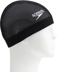 【9月18日から 最大4％OFFクーポン＆P最大10倍】 スピード Speedo スイミング ロゴメッシュキャップ Logo Mesh Cap メンズ レディース 競泳 水泳 スイムキャップ 帽子 WA承認 耐久性 フィット感 トレーニング プール 大会 SE12050 K