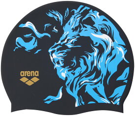 【8月11日2時まで 最大3％OFFクーポン＆P最大10倍】 アリーナ arena スイミング シリコンキャップ 帽子 2025 世界大会 シンガポール アリーナインドミトゥスコレクション 部活動 サークル トレーニング 競泳 プール ライオン 炎 AS5FSCS1U