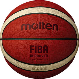 【ワンダフルデー限定 エントリーでだれでもP13倍】モルテン Moltenバスケットバスケットボール 7号球 BG5000 FIBA OFFICIAL GAME BALL オレンジ×アイボリーB7G5000