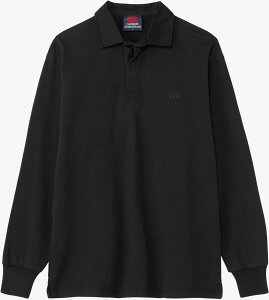 【10月30日 P最大10倍】 カンタベリー canterbury ラグビー・アメフト SOLID COLOR RUGBY JERSEY メンズ ジャージ 長袖 トップス トレーニング 練習 部活 クラブ リブ袖 ボタン仕様 RA425154
