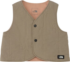 【10月30日 P最大10倍】 ザ・ノース・フェイス THE NORTH FACE アウトドア ベビー キルティングベスト 赤ちゃん チョッキ トップス アウター ノースリーブ オーガニックコットン 綿 天然素材仕様