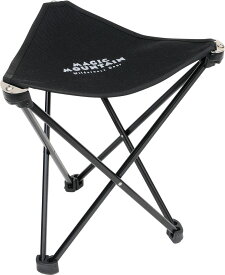 【1月16日2時まで 最大4％OFFクーポン＆P最大10倍】 マジックマウンテン MAGIC MOUNTAIN アウトドア トレイルチェアー 椅子 チェア 軽量 コンパクト 折りたたみ 小型 登山 トレッキング ハイキング キャンプ イベント 行列 MC100 BK