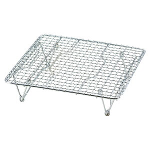 【10月24日20時から 最大4%OFFクーポン&P最大10倍】 キャプテンスタッグ CAPTAIN STAG アウトドア ダッチオーブン用 角型焼き網 270 脚付 M5704 M5704