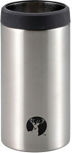 【10月24日20時から 最大4%OFFクーポン&P最大10倍】 キャプテンスタッグ CAPTAIN STAG アウトドア HD缶ホルダー500 シルバー キャンプ 缶 保冷 真空二重構造 缶ホルダー ドリンクホルダー BBQ バー