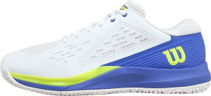 �y12��26��2���܂� �ő�4��OFF�N�[�|����P�ő�10�{�z �E�C���\�� Wilson �e�j�X RUSH PRO ACE OMNI WH/AMPARO BL/SAFETY YELLOW WRS339210U