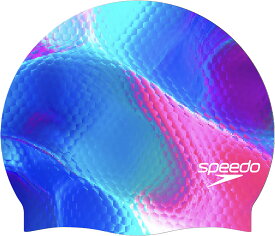 【9月18日から 最大4％OFFクーポン＆P最大10倍】 スピード Speedo スイミング プリントシリコーンキャップ Print Silicone Cap ユニセックス 水泳帽 スイムキャップ 帽子 頭にぴったりフィット プール トレーニング 練習 SE12615