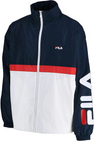 【1月24日20時から 最大4％OFFクーポン＆P最大10倍】 フィラ FILA ウィンドジャケット ウェア アウター 上着 ウインドブレーカー ジャージ メンズ レディース 裏起毛 防寒 フルジップ ロゴ トレーニング デイリー 普段着 FU25FP805