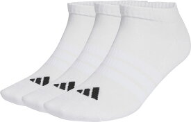 【8月18日 最大4％OFFクーポン＆P最大10倍】 アディダス adidas クッションド エッセンシャルズ ローカット ソックス 3足組 靴下 3P フィット感 サポート性 部活 クラブ UB975