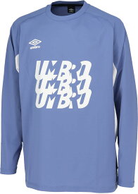アンブロ umbro サッカー THETHIRDBYUMBRO 長袖フィールテックプラクティスシャツ フットボール Tシャツ トップス メンズ 男性 吸汗 速乾 ストレッチ UVカット 練習 UF6SLS51M