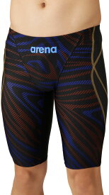 【10月20日まで 最大3％OFFクーポン＆P最大10倍】 アリーナ arena スイミング アクアレーシング レーシングスパッツ ハーフレッグ メンズ 競泳水着 水泳 スイム レース 公式試合 WA承認 初級 エントリー はっ水加工 フィット感 ゼブラ模様 AS6FRC77M