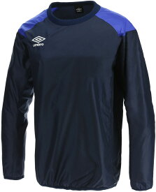 【5月16日2時まで 最大3％OFFクーポン＆P最大10倍】 アンブロ umbro サッカー TMウインドアップピステトップ メンズ 裏地なし 長袖 トップス ウインドブレーカー フットボール チーム 部活 練習 トレーニング 試合 大会 新入部員 男性 UBA4040 NVBU