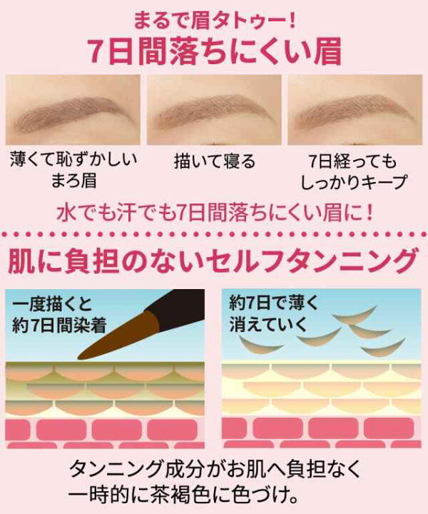 楽天市場】7日間落ちないアイブロウ セブンデイズアート 【ダークブラウン】アイブロウ 眉毛 眉アート : SPICALALA 楽天市場】7日間落ちないアイブロウ セブンデイズアート 【ダークブラウン】アイブロウ 眉毛 眉アート : SPICALALA