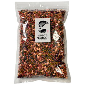 六種類のミックスダール 皮つき 1kg 乾燥豆 レッドキドニービーンズ 緑豆 ホワイトロビア 黒緑豆 黒ひよこ豆 ヒラ豆