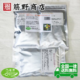 お買得品　基本のカレー用3種類　スパイスセット　100g×3種類　送料無料　お買得　基本スパイスカレー　spice　香辛料