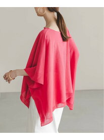 【SALE／30%OFF】【洗える】シアードレープケープ NOBLE ノーブル トップス ニット ピンク ホワイト ブラック【RBA_E】【送料無料】[Rakuten Fashion]