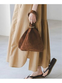 《NOBLE別注》AULENTTI/オウレンティ スウェードワンハンドルBAG NOBLE ノーブル バッグ ショルダーバッグ ベージュ ブラウン【送料無料】[Rakuten Fashion]