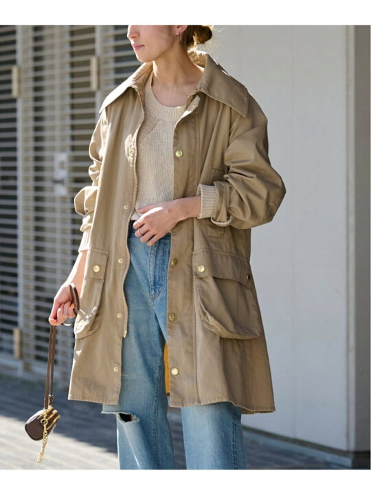 楽天市場】【BARBOUR/バブアー】別注OVER SIZE BEAUFORT BIG COLLAR  