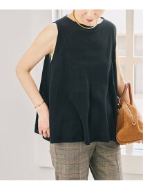 【SALE／30%OFF】リネン混フレアノースリーブニット Spick & Span スピックアンドスパン トップス ニット ブルー ブラック【RBA_E】【送料無料】[Rakuten Fashion]