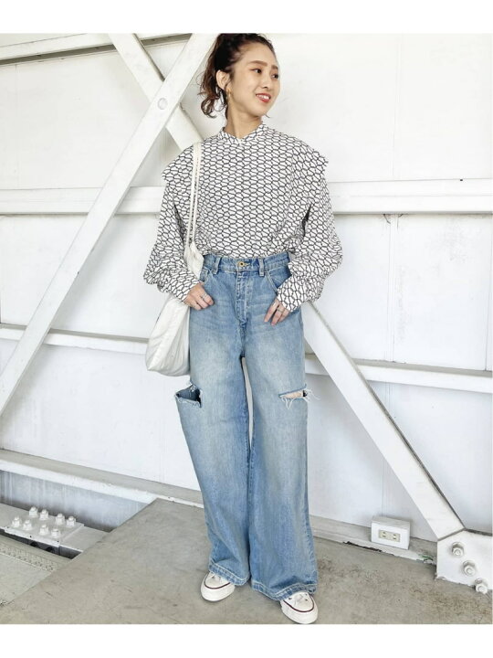 楽天市場】【SALE／30%OFF】モノグラムプリントレイヤースリーブ 